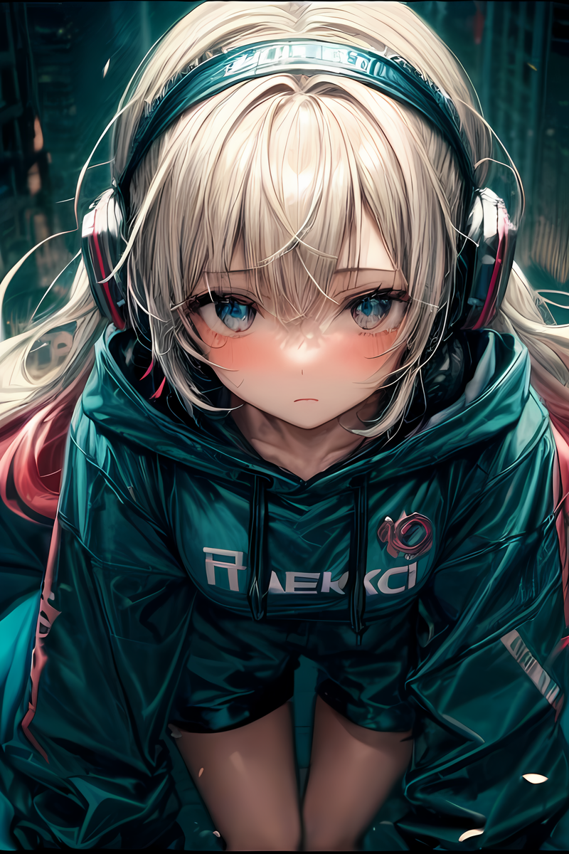 NeoOsaka Headphone Girl 21 pAInter | AI絵師・AI イラストレーターの 