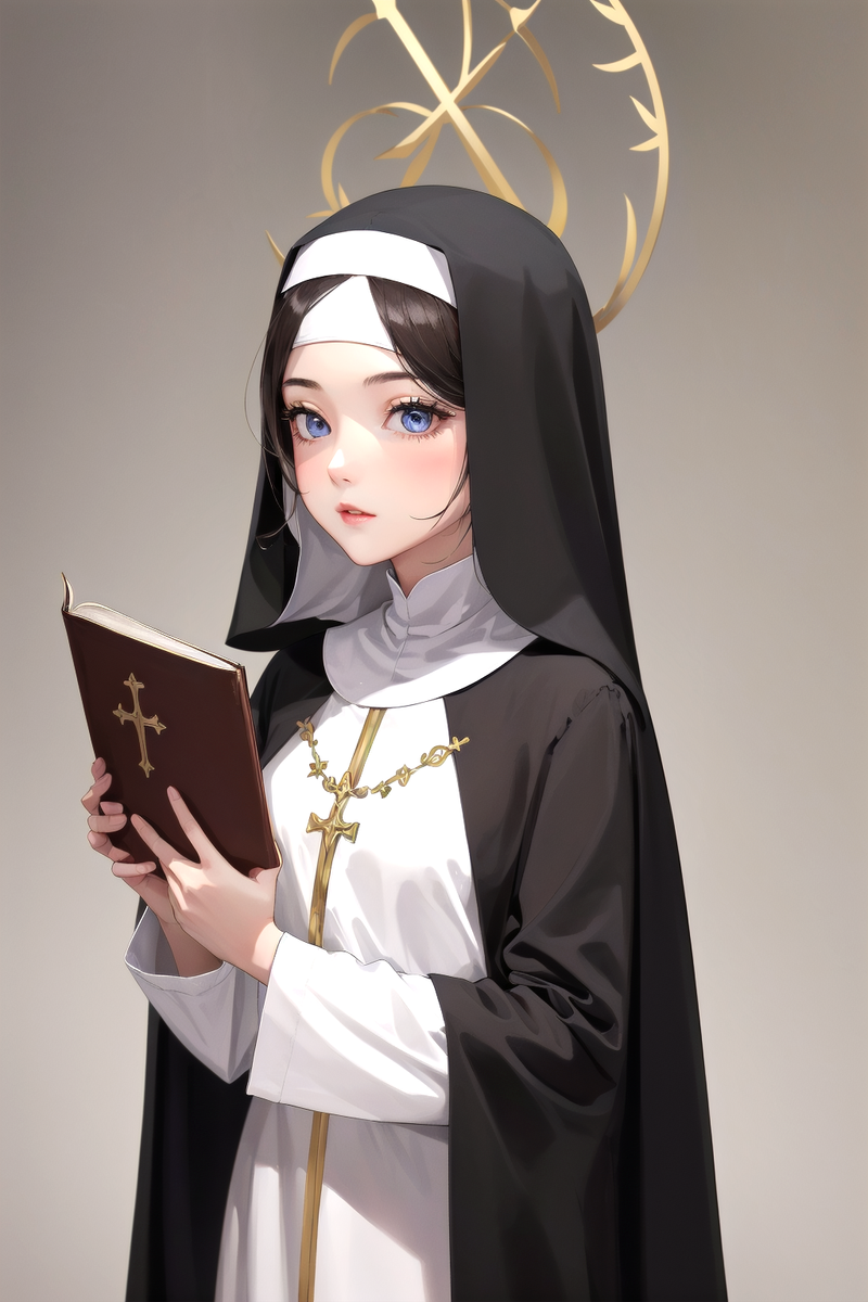 nun costume bible pAInter | AI絵師・AI イラストレーターのためのAI