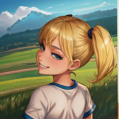 はしゃぐ金髪ロリ pAInter | AI画像・AI動画の投稿＆生成サイト| pAInter（ペインター）